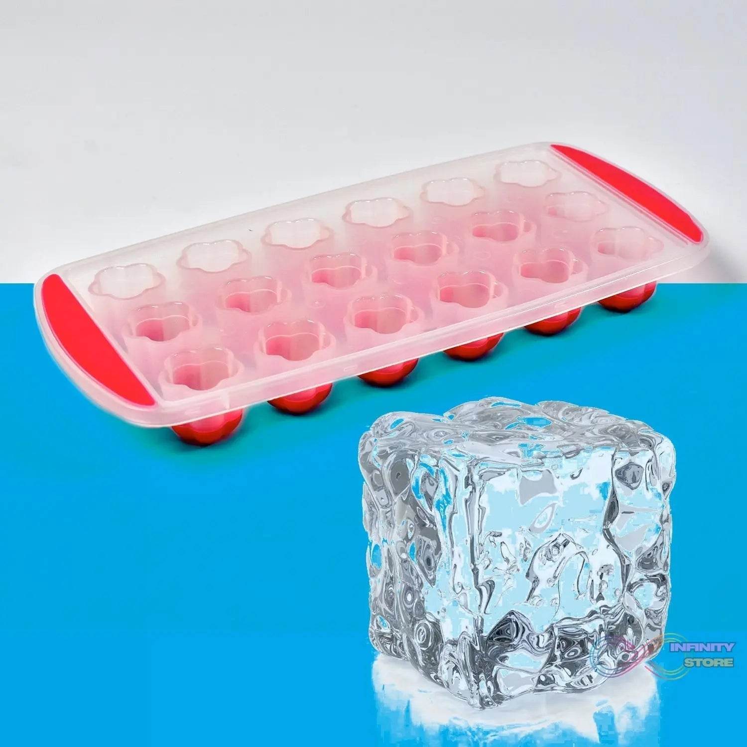 Ice Mould Flower Shape 18 Cavity Mould ice Tray Sphere ice Flower Mould Small ice Flower Tray Mini ice Cube Tray - infinityexculsivestore.com