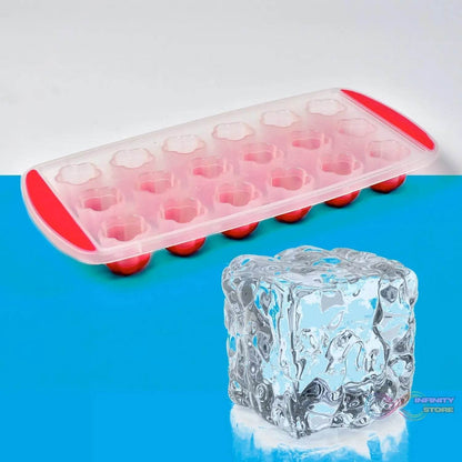 Ice Mould Flower Shape 18 Cavity Mould ice Tray Sphere ice Flower Mould Small ice Flower Tray Mini ice Cube Tray - infinityexculsivestore.com