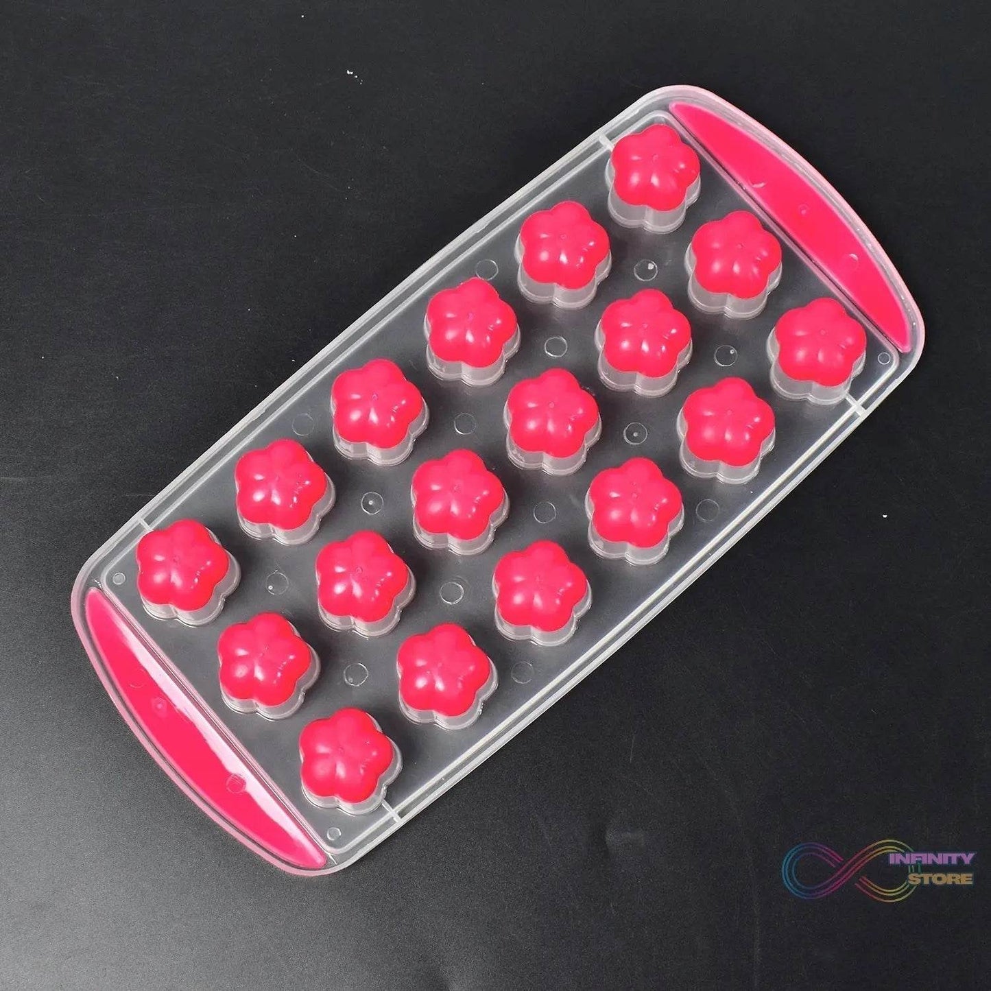 Ice Mould Flower Shape 18 Cavity Mould ice Tray Sphere ice Flower Mould Small ice Flower Tray Mini ice Cube Tray - infinityexculsivestore.com