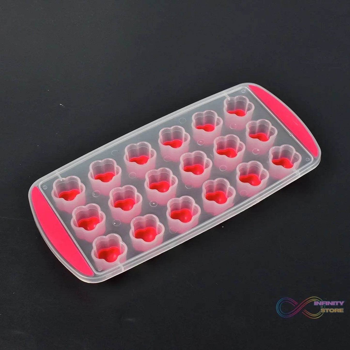 Ice Mould Flower Shape 18 Cavity Mould ice Tray Sphere ice Flower Mould Small ice Flower Tray Mini ice Cube Tray - infinityexculsivestore.com