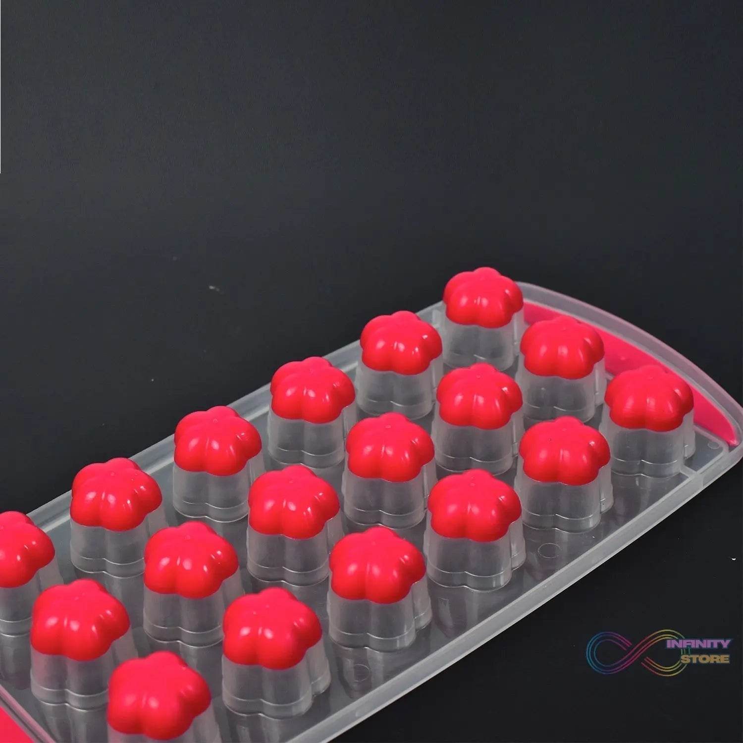 Ice Mould Flower Shape 18 Cavity Mould ice Tray Sphere ice Flower Mould Small ice Flower Tray Mini ice Cube Tray - infinityexculsivestore.com