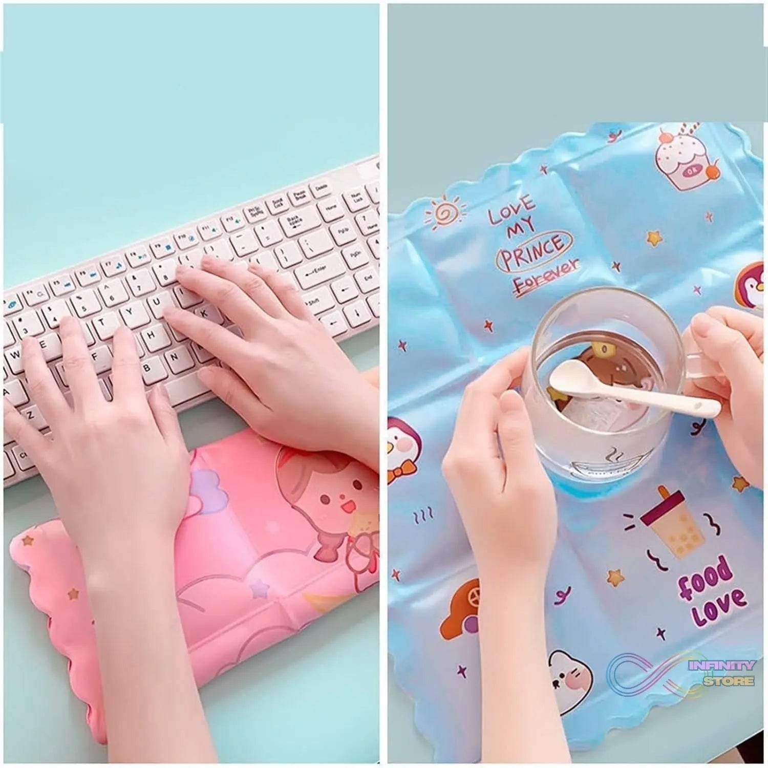 Ice Pad Cartoon Cute Summer Gel Cooling Office Cushion (35×35 CM / 1 Pc) - infinityexculsivestore.com