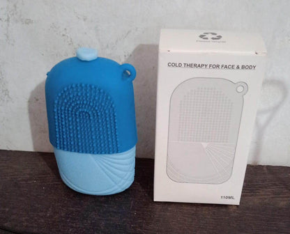 Ice Roller & Scrubber For Face | Face Massager | Reusable Silicone Facial Ice Roller For Glowing & Tighten Skin (1 Pc) - infinityexculsivestore.com