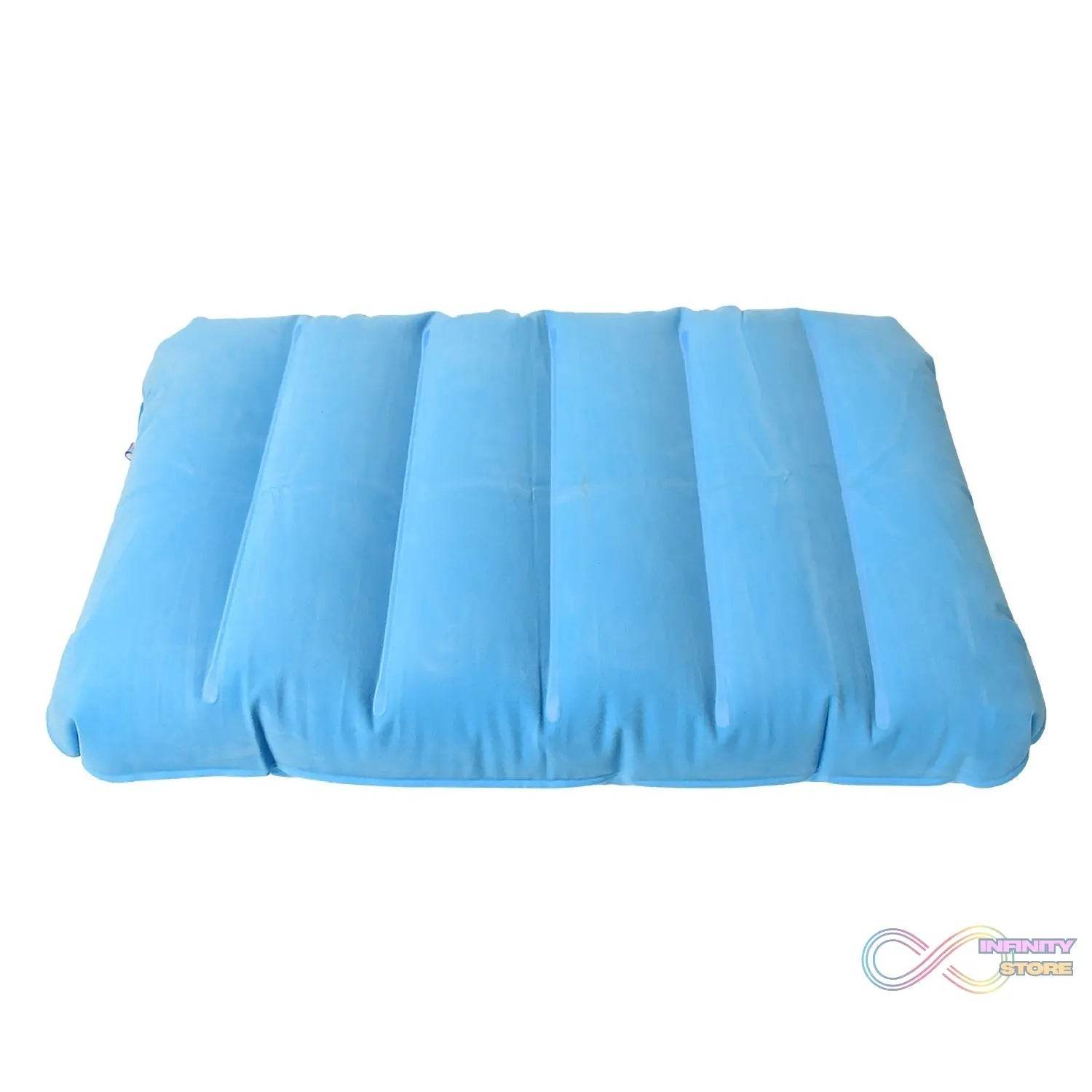 Inflatable Camping Pillows, Travelling Air Pillow Soft Comfortable Air Inflatable Travel Pillow  (48×30 Cm / 1 pc) - infinityexculsivestore.com