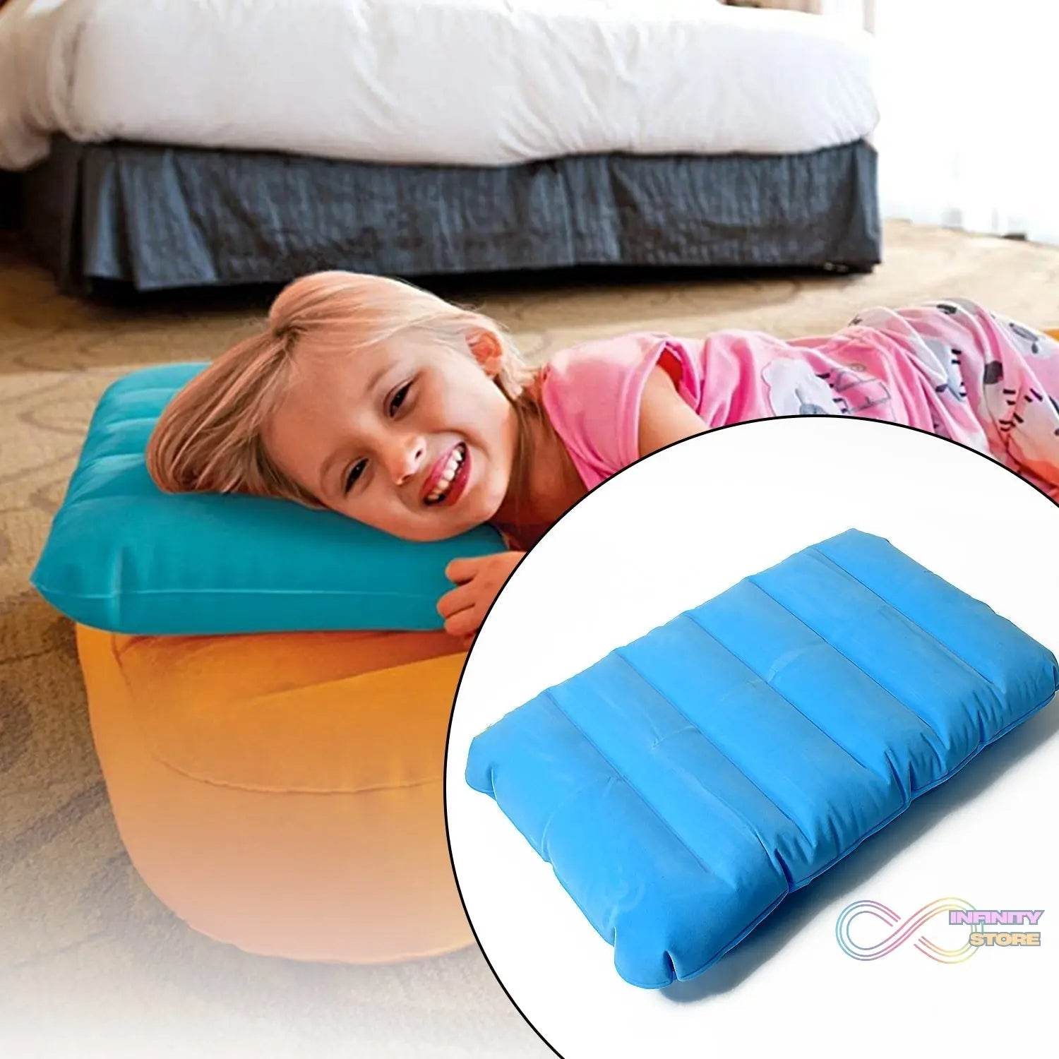 Inflatable Camping Pillows, Travelling Air Pillow Soft Comfortable Air Inflatable Travel Pillow  (48×30 Cm / 1 pc) - infinityexculsivestore.com