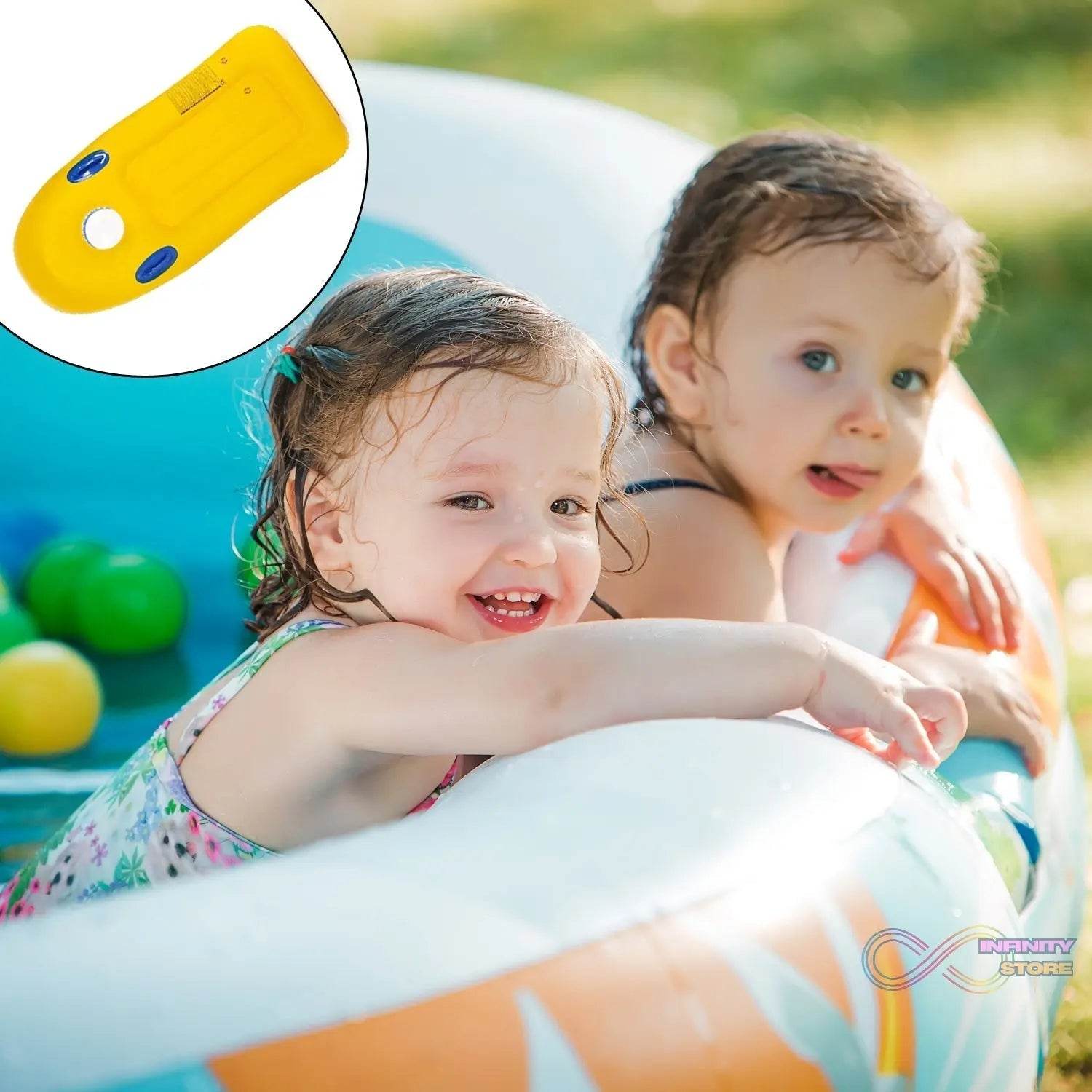 Inflatable Surfboard for Kids, Inflatable Bodyboard for Children with Handles, Portable Surfboard for Children, Outdoor Pool, Beach Floating Mat Pad Water Fun - infinityexculsivestore.com