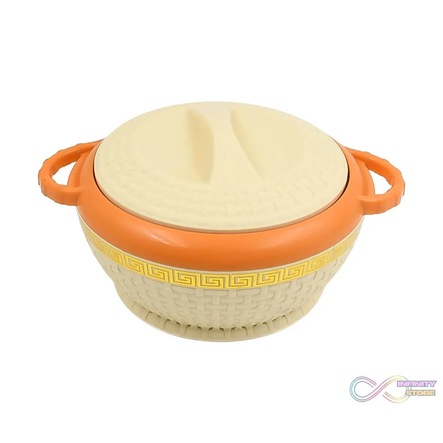 Insulated Hot Pot With Inner Stainless Steel Serving Casserole with Lid (800 ML Approx) - infinityexculsivestore.com
