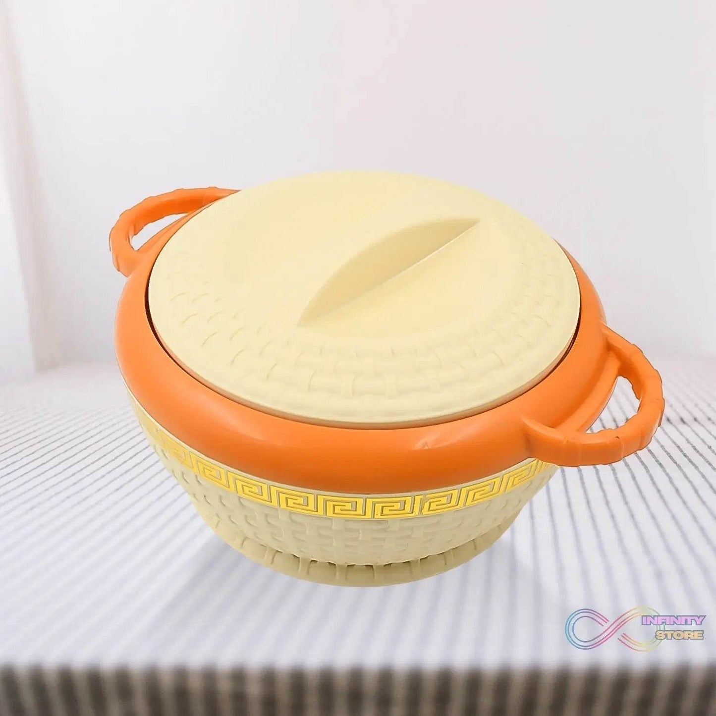 Insulated Hot Pot With Inner Stainless Steel Serving Casserole with Lid (800 ML Approx) - infinityexculsivestore.com