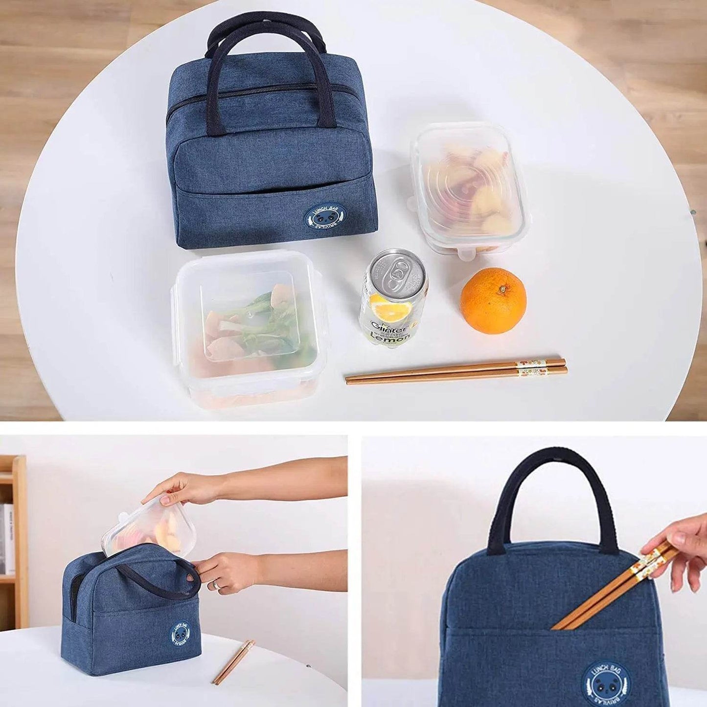 Insulated Lunch Bags for Travel Box / Tiffin / Storage Bag (1 Pc) - infinityexculsivestore.com