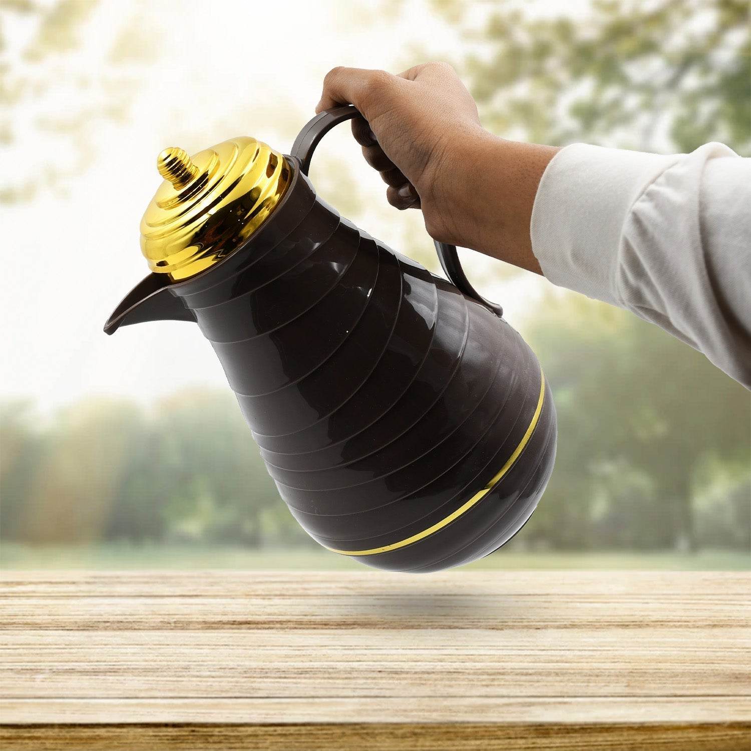 Insulated Tea Kettle Hot and Cold Premium Tea Kettle 1Ltr Kettle | Easy to Carry | Leak Proof | Tea Jug | Coffee Jug | Water Jug | Hot Beverages - infinityexculsivestore.com