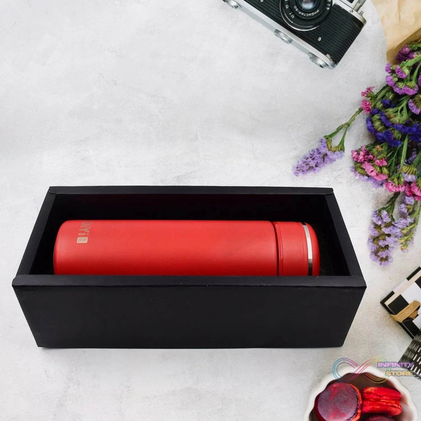 Insulated Vacuum Stainless Steel Water Bottle (450 ML) - infinityexculsivestore.com