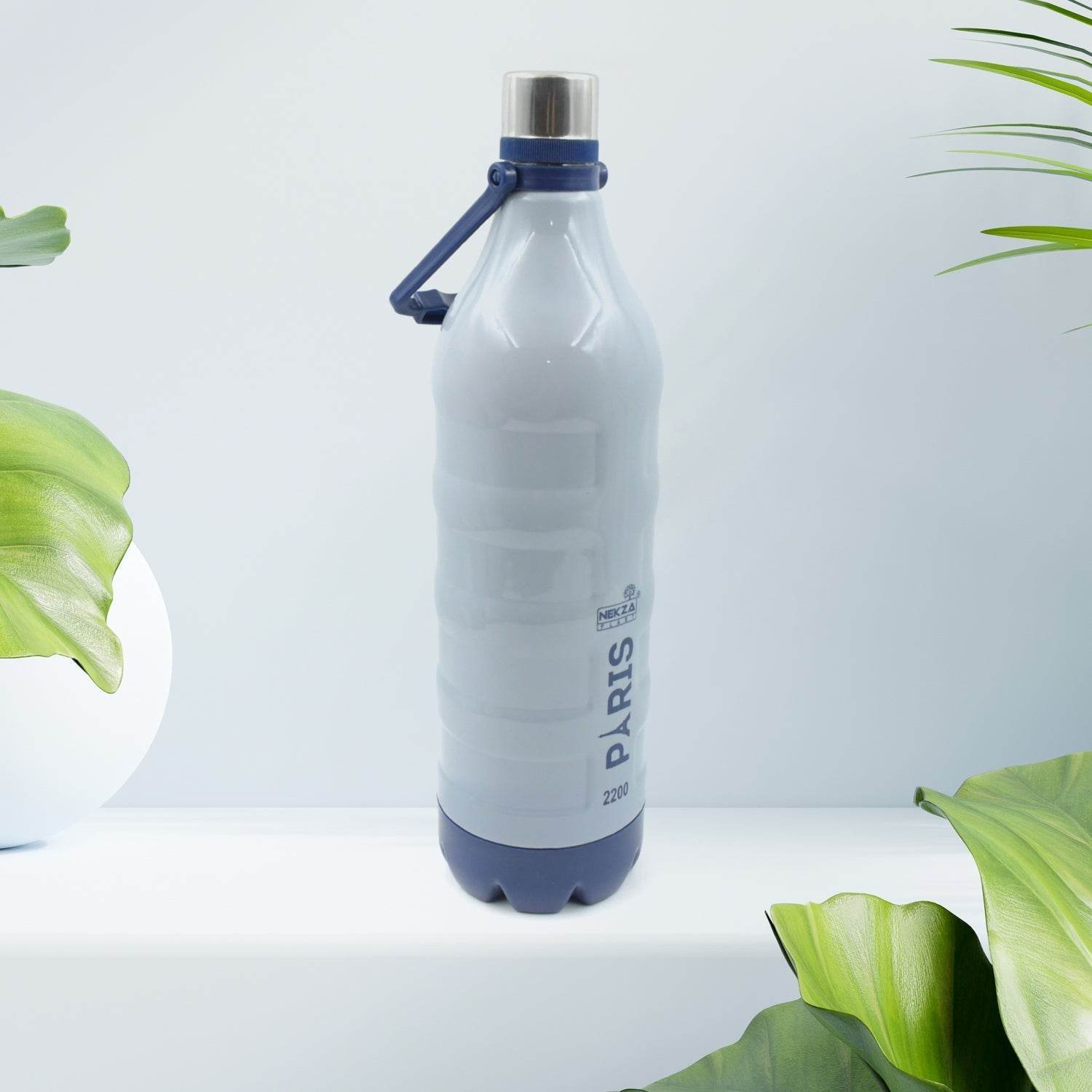 Insulated Water Bottle (2200ml): Leakproof, BPA-Free, Handle & Strap (Sports) - infinityexculsivestore.com