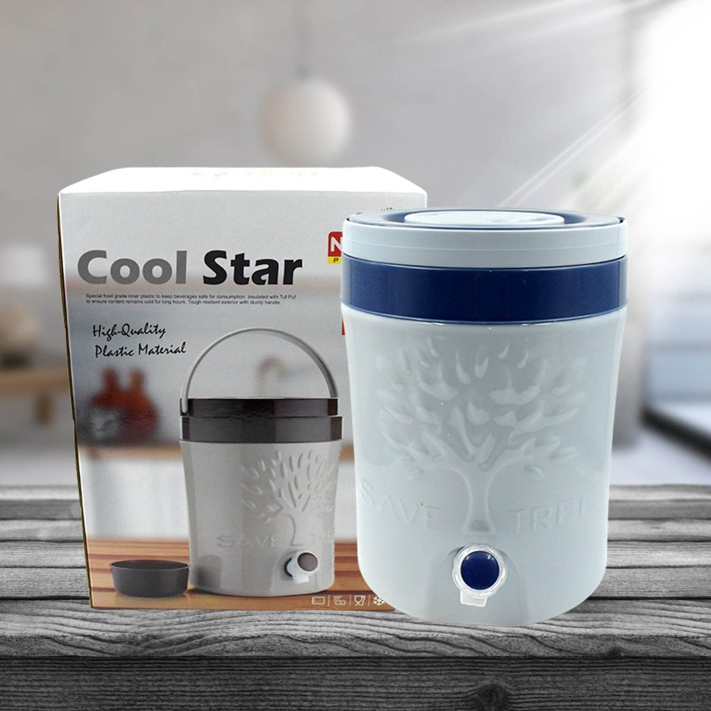 Insulated Water Jug with Tap (12000ml): Leakproof, Travel Cooler - infinityexculsivestore.com