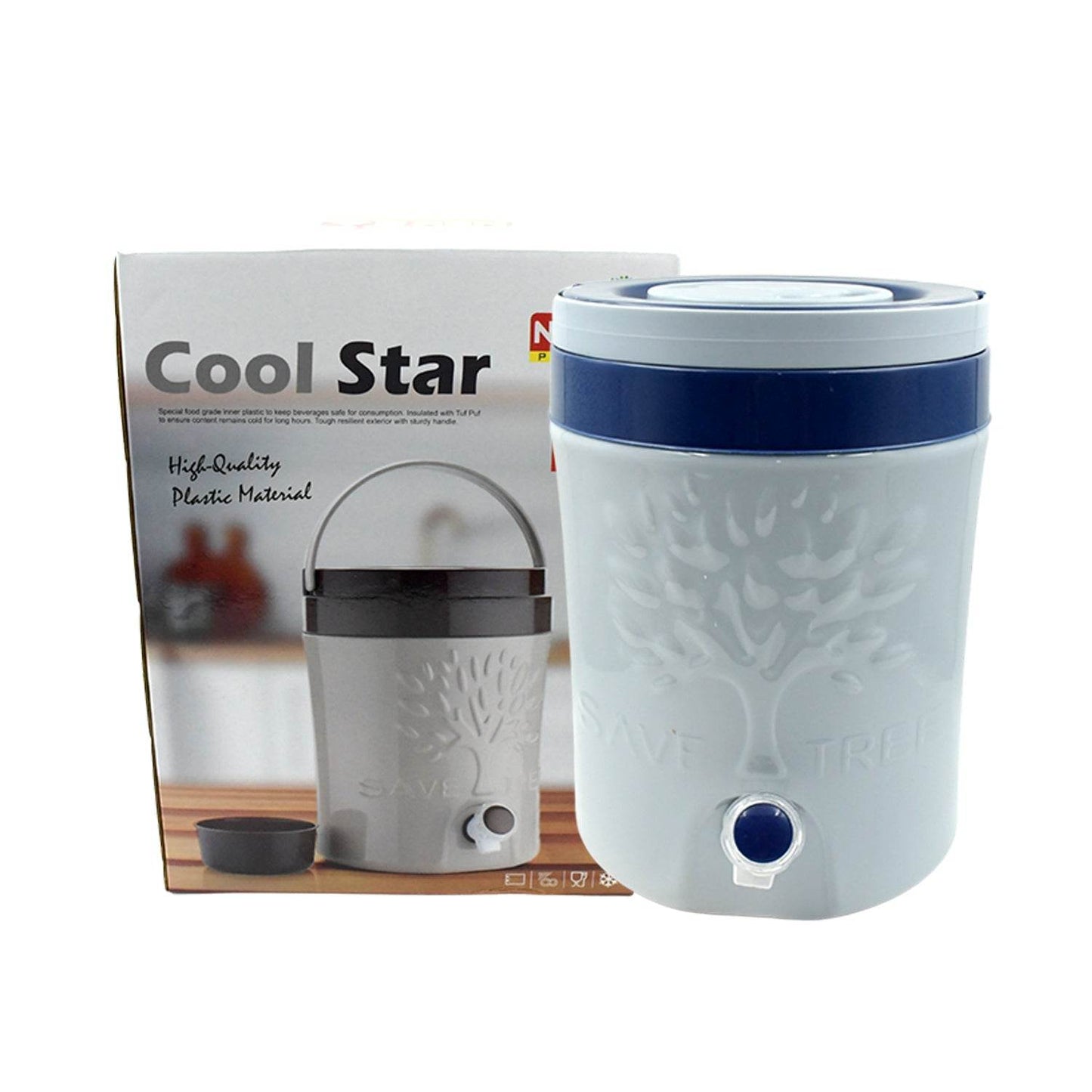 Insulated Water Jug with Tap (12000ml): Leakproof, Travel Cooler - infinityexculsivestore.com