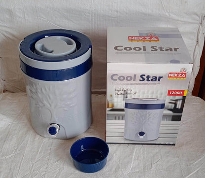 Insulated Water Jug with Tap (12000ml): Leakproof, Travel Cooler - infinityexculsivestore.com
