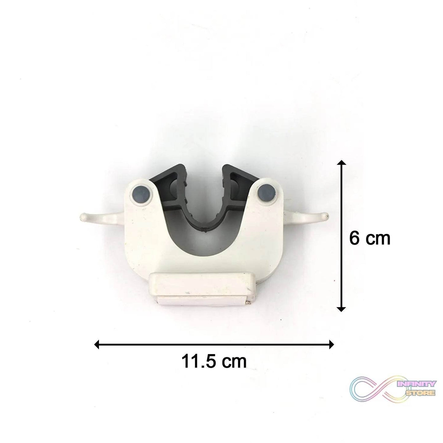 Invisible Mop Hanger used in all kinds of place like houses, offices, general stores for holding and hanging various mops and stuffs easily. - infinityexculsivestore.com