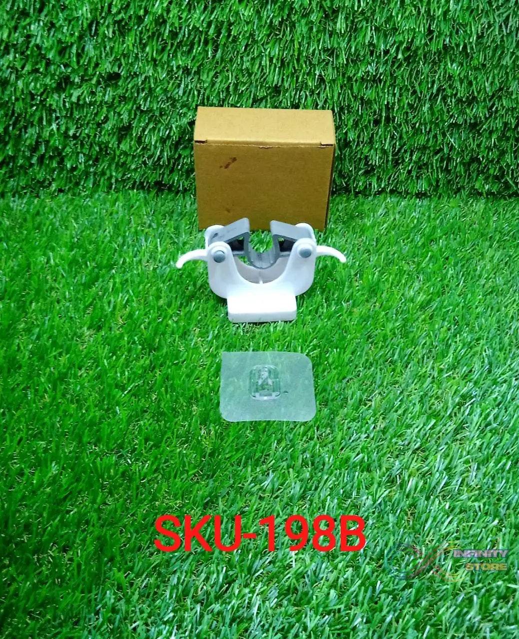 Invisible Mop Hanger used in all kinds of place like houses, offices, general stores for holding and hanging various mops and stuffs easily. - infinityexculsivestore.com