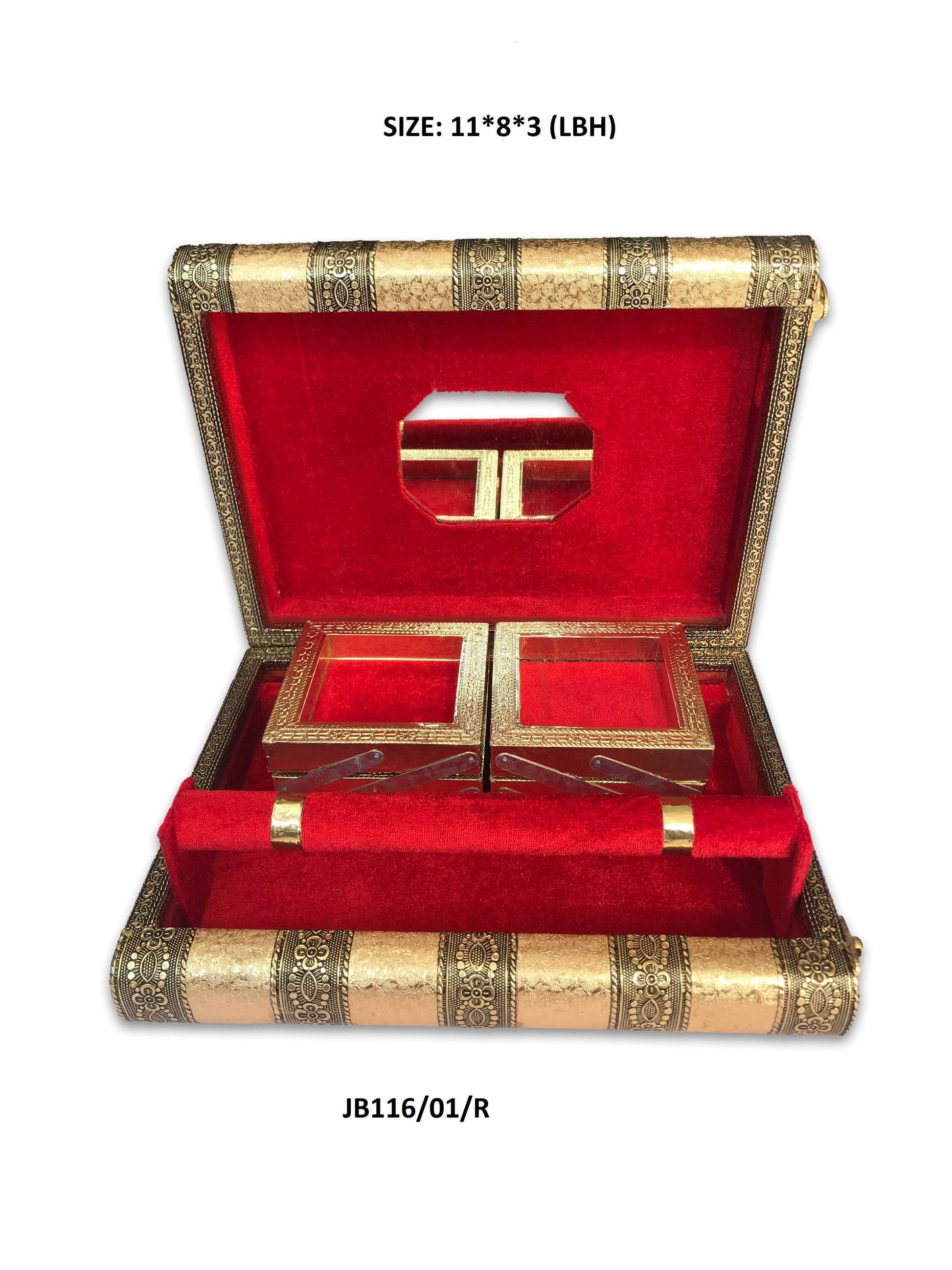 Jewellery Jewel Boxes Storage Box Organizer Gift Box for Women Necklace Earring Set Bangles Churi Gift for Women - infinityexculsivestore.com