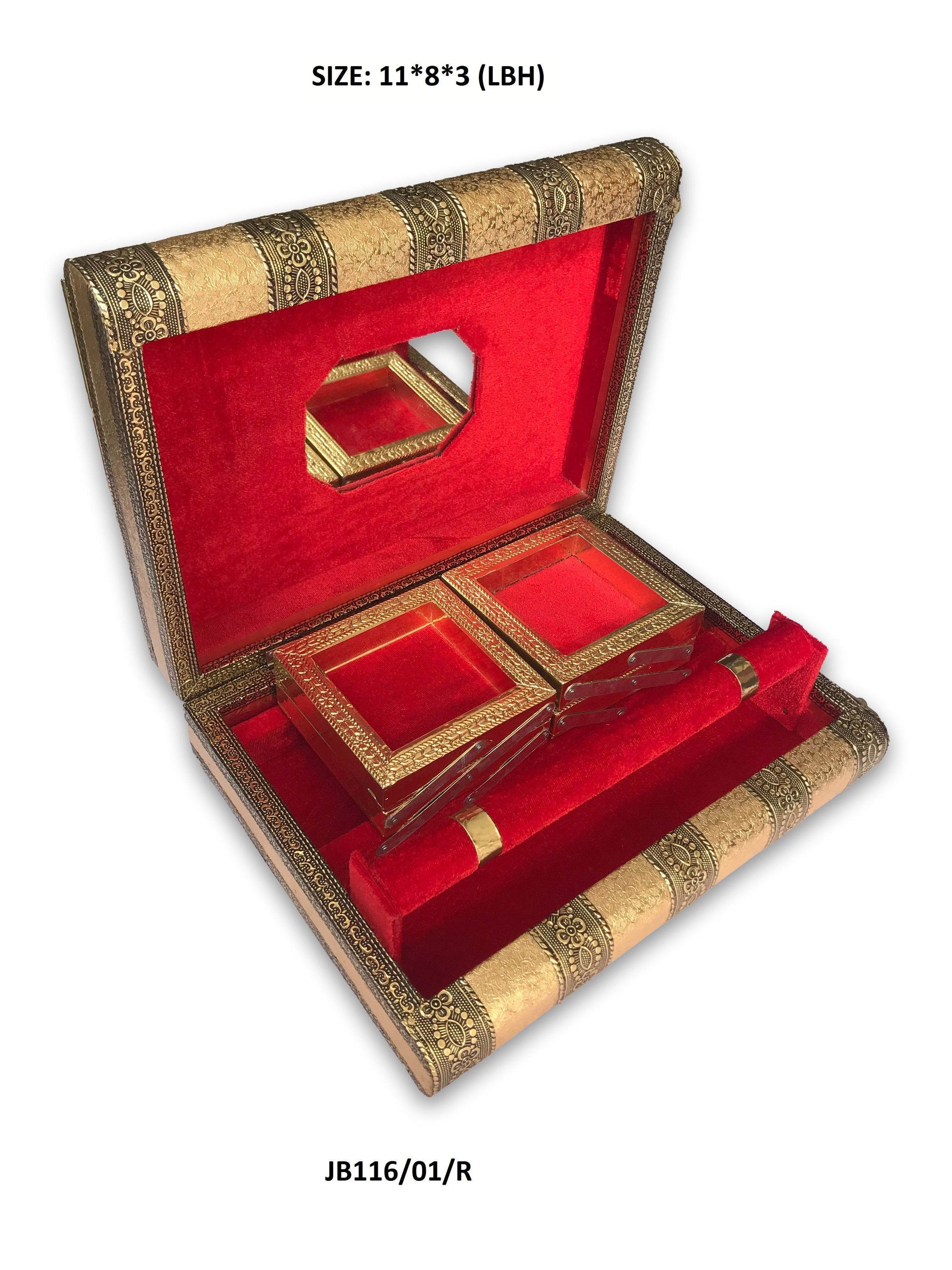 Jewellery Jewel Boxes Storage Box Organizer Gift Box for Women Necklace Earring Set Bangles Churi Gift for Women - infinityexculsivestore.com