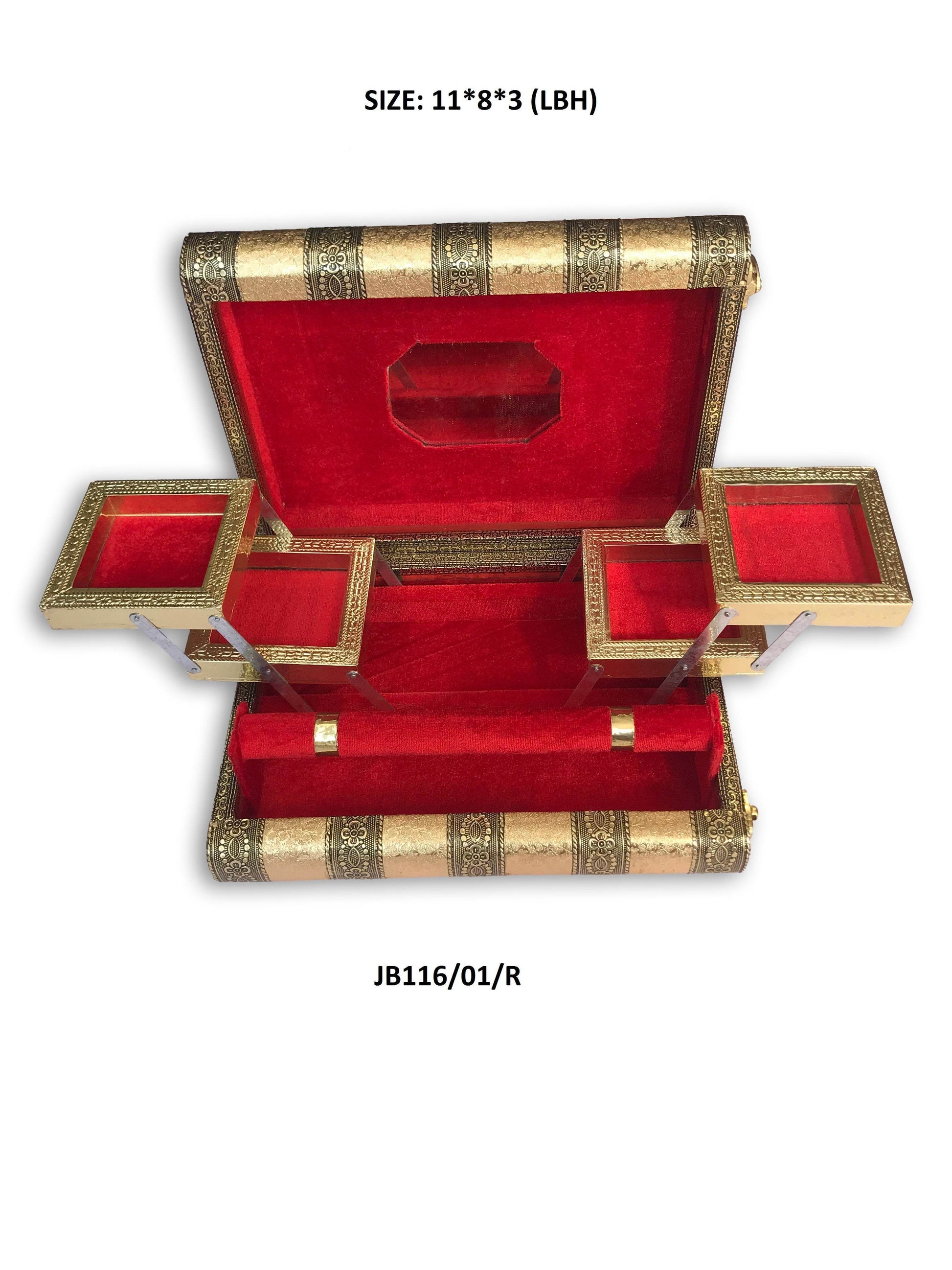 Jewellery Jewel Boxes Storage Box Organizer Gift Box for Women Necklace Earring Set Bangles Churi Gift for Women - infinityexculsivestore.com