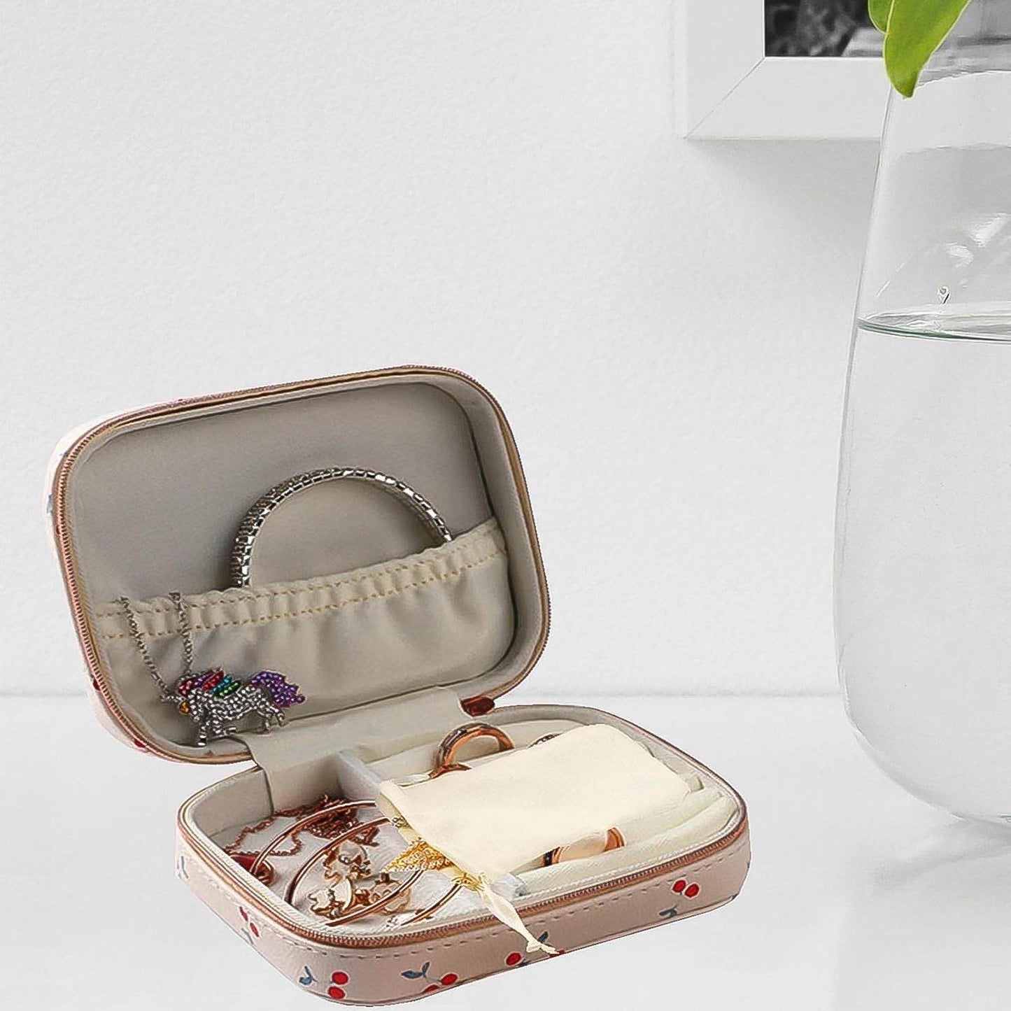 Jewelry Travel Organizer Case (1 Pc / Mix Design) - infinityexculsivestore.com
