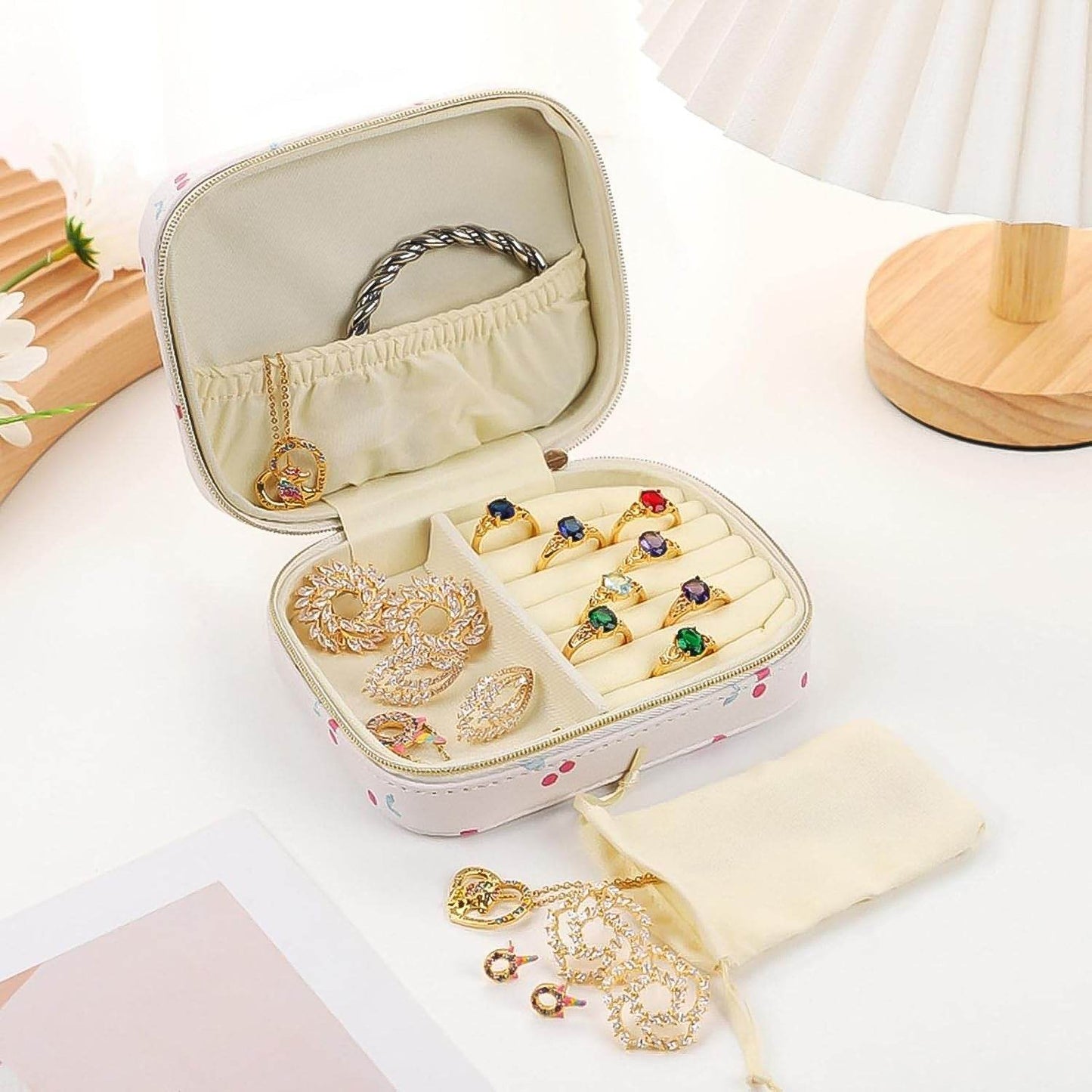 Jewelry Travel Organizer Case (1 Pc / Mix Design) - infinityexculsivestore.com