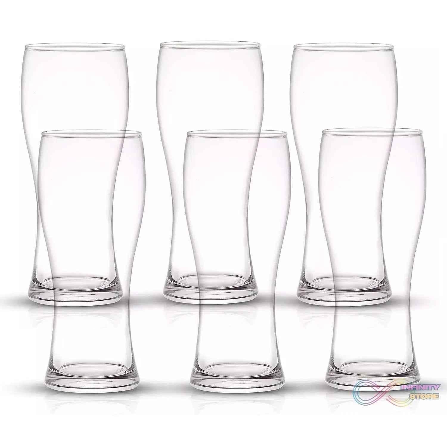 Juice water Glass Tumbler Pure Glass (6 Pcs Set) - infinityexculsivestore.com