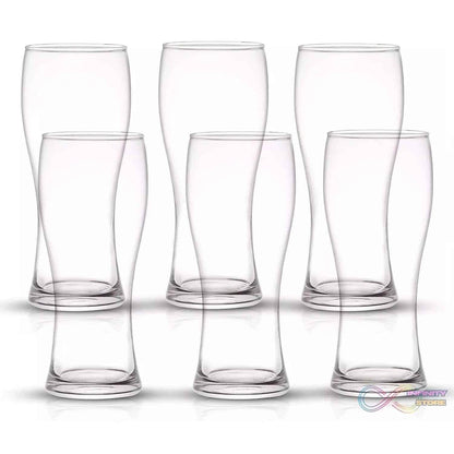 Juice water Glass Tumbler Pure Glass (6 Pcs Set) - infinityexculsivestore.com