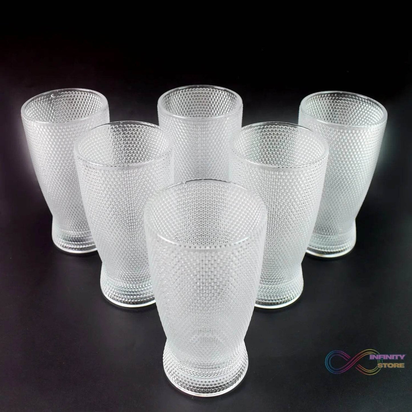 Juice water Glass Tumbler (Set of 6pcs) - infinityexculsivestore.com