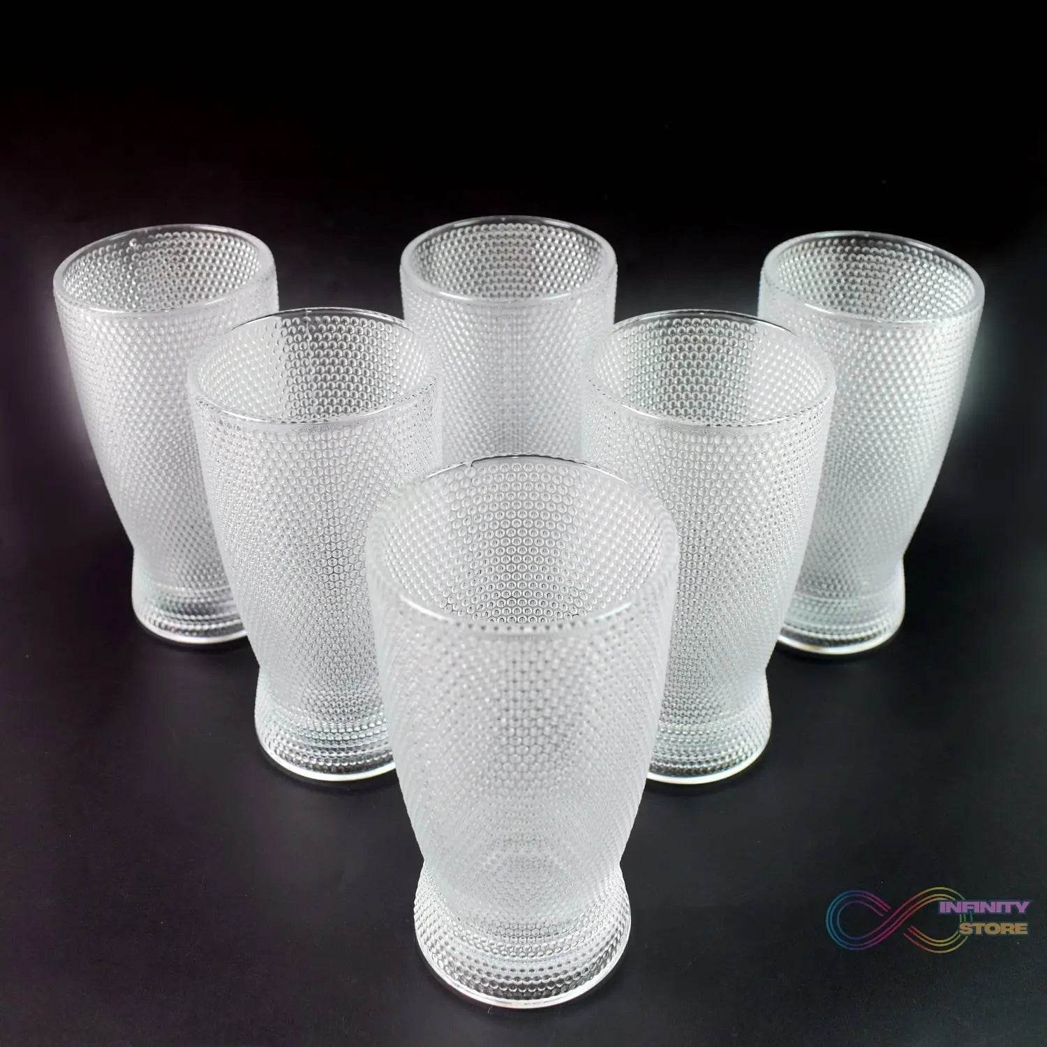 Juice water Glass Tumbler (Set of 6pcs) - infinityexculsivestore.com