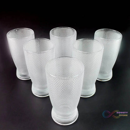 Juice water Glass Tumbler (Set of 6pcs) - infinityexculsivestore.com