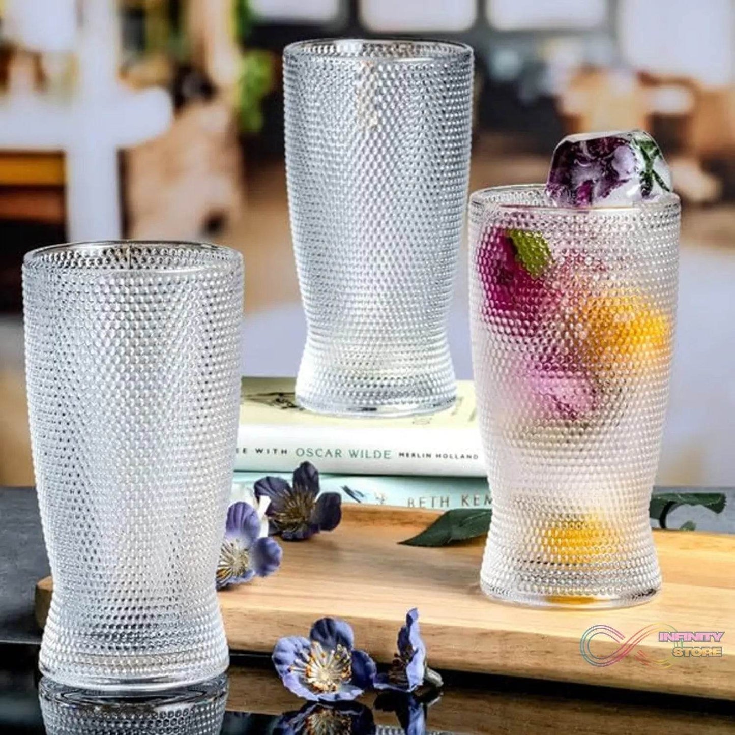 Juice water Glass Tumbler (Set of 6pcs) - infinityexculsivestore.com