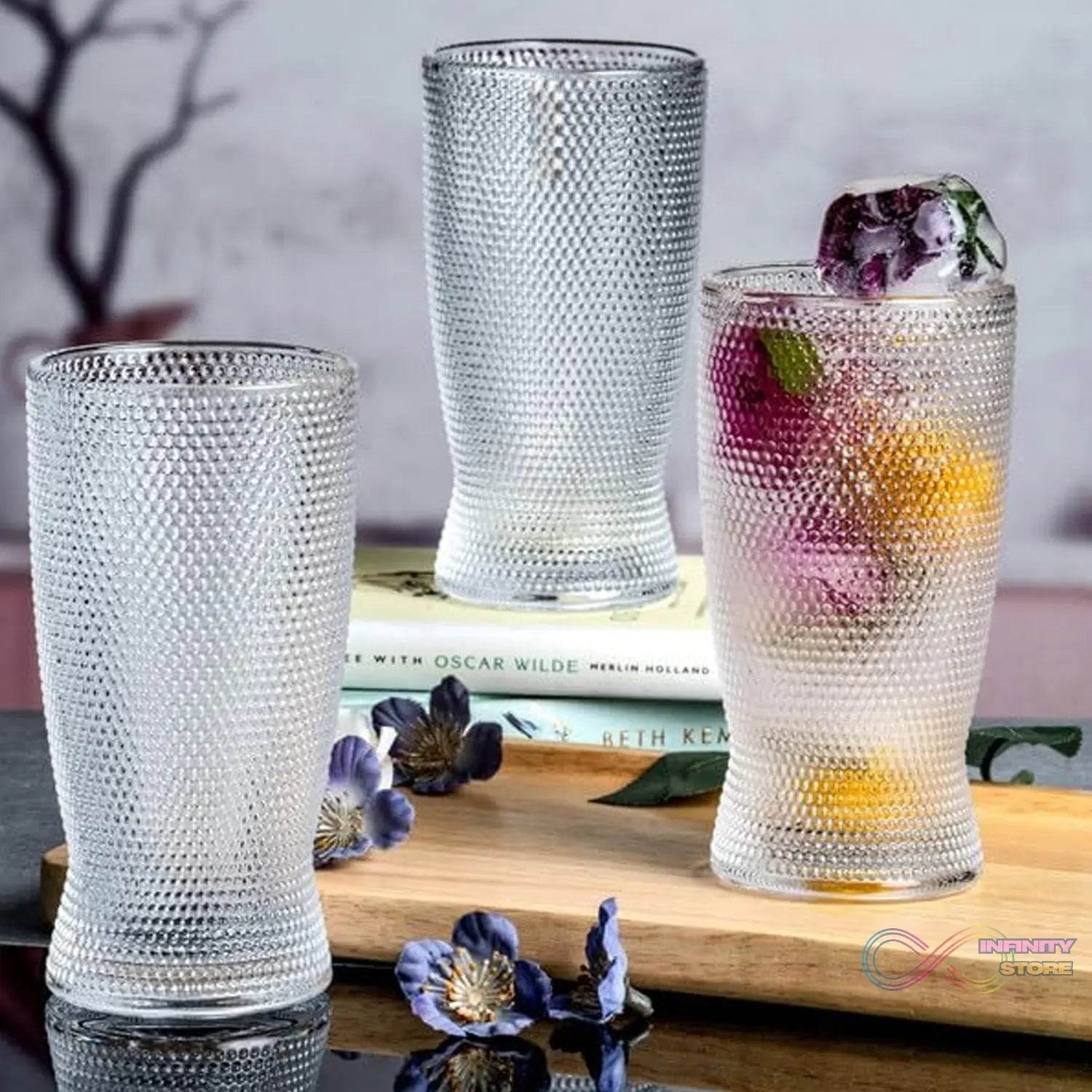 Juice water Glass Tumbler (Set of 6pcs) - infinityexculsivestore.com