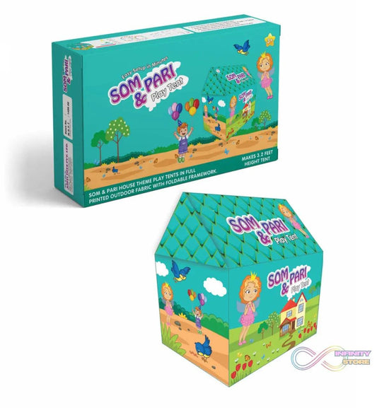 Jumbo Size Go to School Kids Play Tent House (Multicolour) - infinityexculsivestore.com