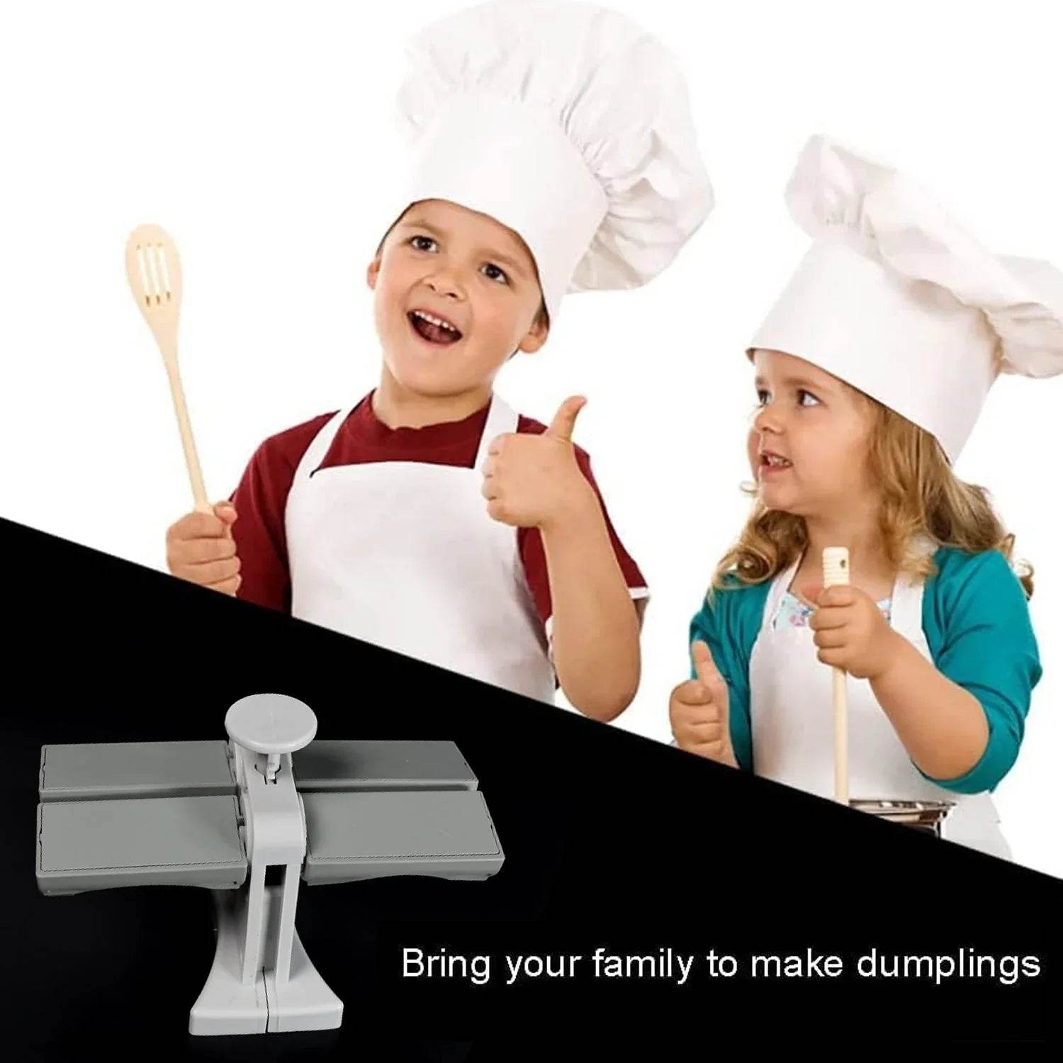 DUMPLING MAKER MOLD,DOUBLE HEAD DUMPLING MOLD WRAP TWO AT A ONE TIME,HOUSEHOLD DUMPLING MAKER MOULD,EASY-TOOL FOR MAKING DUMPLINGS,DUMPLING PRESS MOLD KITCHEN ACCESSORIES (Brown Box) - infinityexculsivestore.com