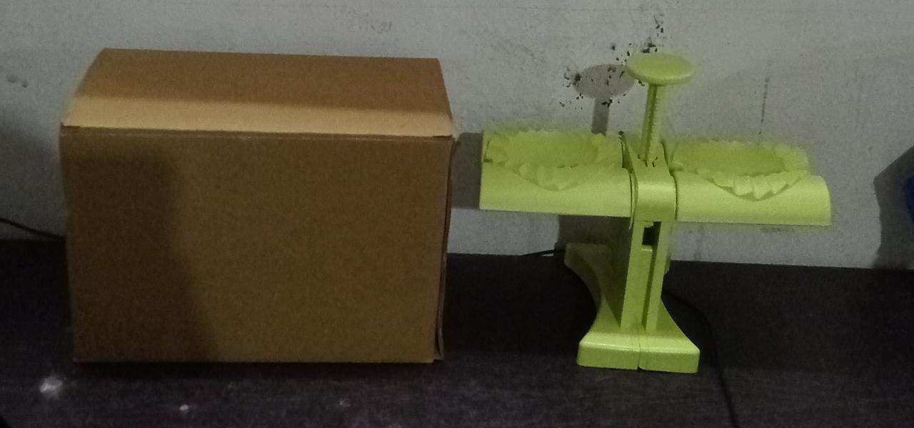 DUMPLING MAKER MOLD,DOUBLE HEAD DUMPLING MOLD WRAP TWO AT A ONE TIME,HOUSEHOLD DUMPLING MAKER MOULD,EASY-TOOL FOR MAKING DUMPLINGS,DUMPLING PRESS MOLD KITCHEN ACCESSORIES (Brown Box) - infinityexculsivestore.com