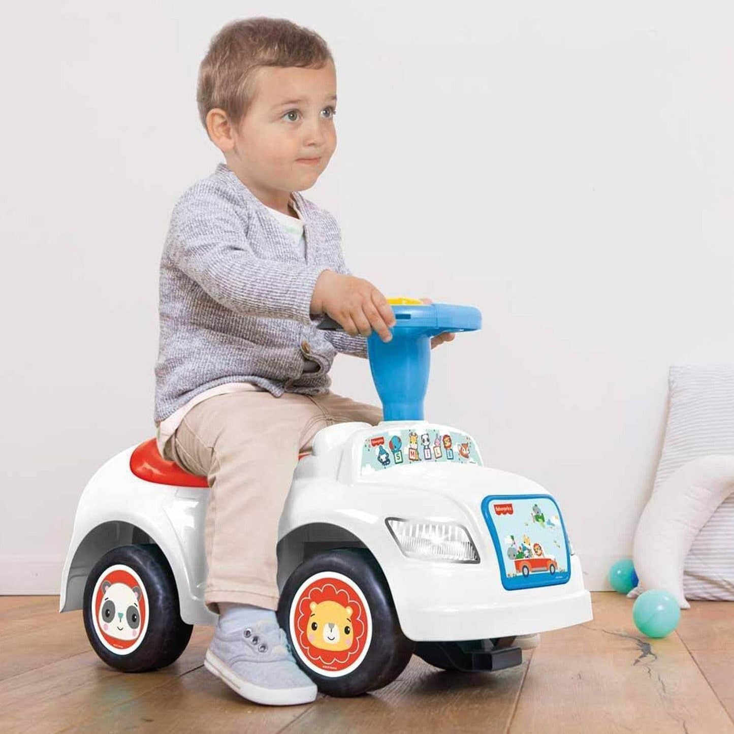 KIDS BABY CITY RIDE ON PUSH CAR RIDE WITH BACKREST MUSICAL HORN FOR CHILDREN KIDS TOY RIDE-ON, KIDS TOYS TODDLER BABY TOY BABY CAR , TRUCK, ETC SUITABLE FOR KIDS BOYS / GIRLS - infinityexculsivestore.com