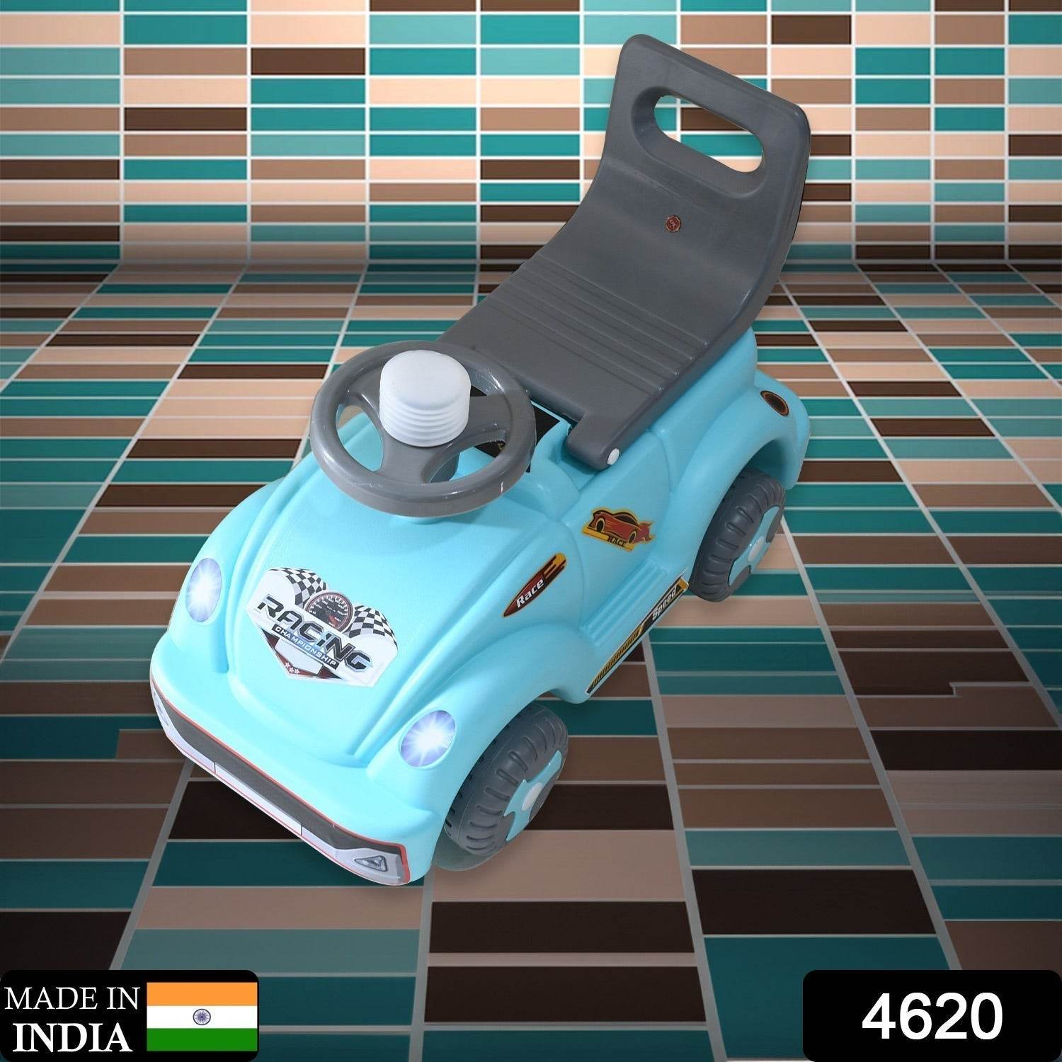 KIDS BABY CITY RIDE ON PUSH CAR RIDE WITH BACKREST MUSICAL HORN FOR CHILDREN KIDS TOY RIDE-ON, KIDS TOYS TODDLER BABY TOY BABY CAR , TRUCK, ETC SUITABLE FOR KIDS BOYS / GIRLS - infinityexculsivestore.com