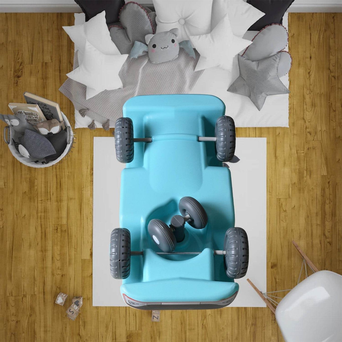 KIDS BABY CITY RIDE ON PUSH CAR RIDE WITH BACKREST MUSICAL HORN FOR CHILDREN KIDS TOY RIDE-ON, KIDS TOYS TODDLER BABY TOY BABY CAR , TRUCK, ETC SUITABLE FOR KIDS BOYS / GIRLS - infinityexculsivestore.com