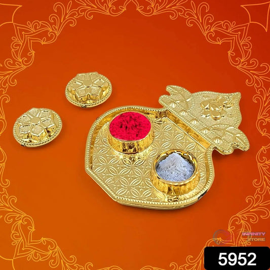 Kalash Shape Rakasha Bandhan Special Puja Thali (1 Pc) - infinityexculsivestore.com