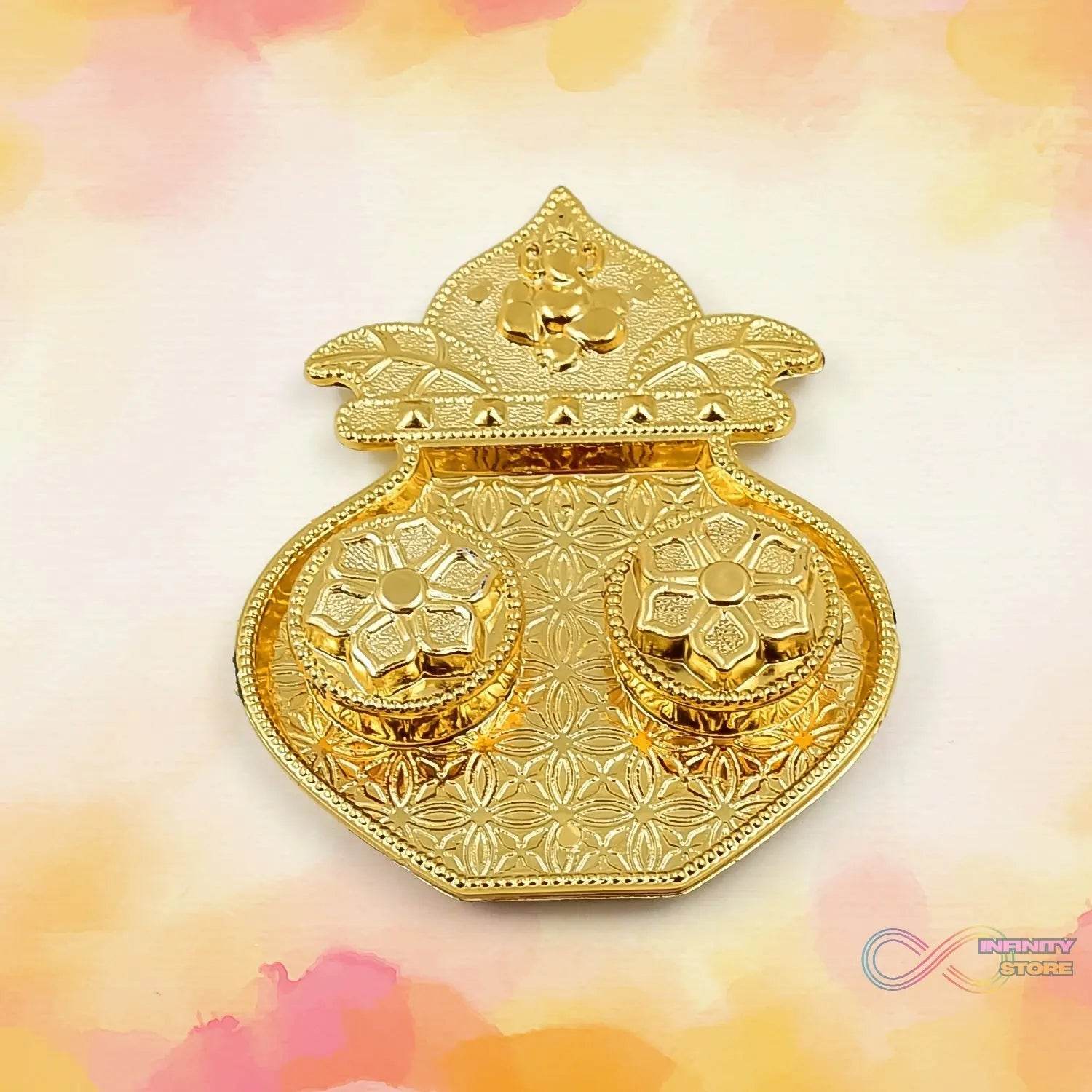 Kalash Shape Rakasha Bandhan Special Puja Thali (1 Pc) - infinityexculsivestore.com