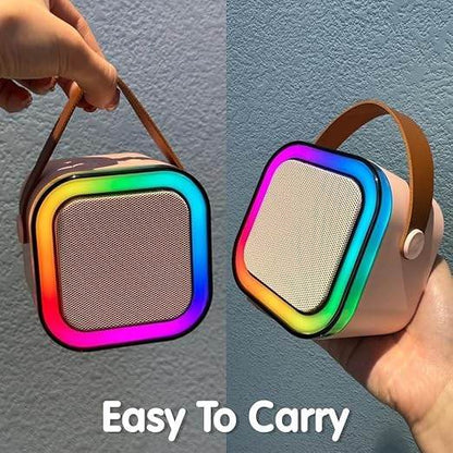 Karaoke Machine for Kids and Adults, Portable Bluetooth Mini Karaoke Microphone - infinityexculsivestore.com