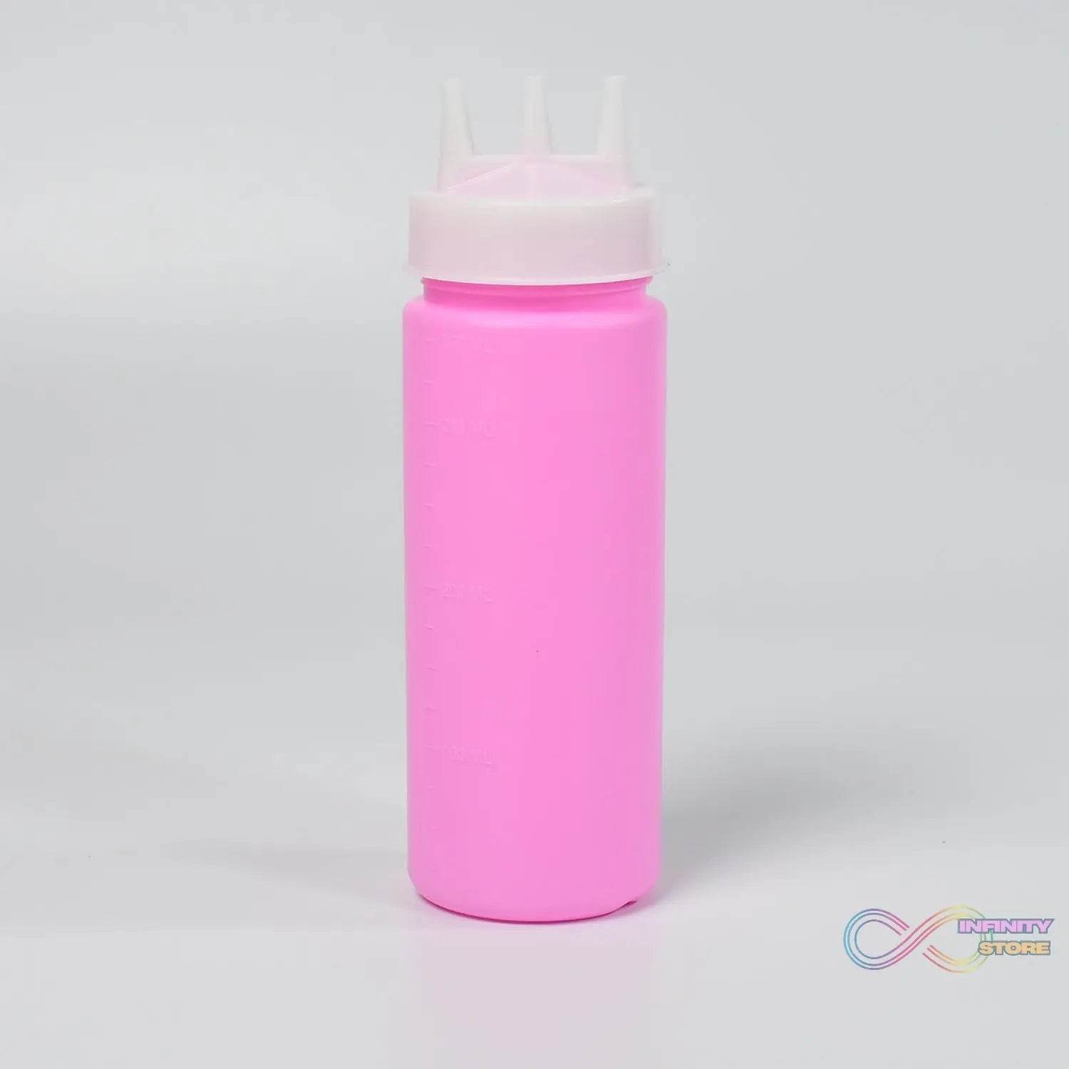Ketchup Bottles With 3 Nozzle For Sauce, Mayonnaise, Chocolate Syrup Using Bottle Reusable Plastic Bottle ( 360ml ) - infinityexculsivestore.com