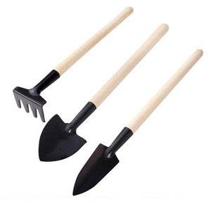 Kid's Garden Tools Set of 3 Pieces (Trowel, Shovel, Rake) - infinityexculsivestore.com