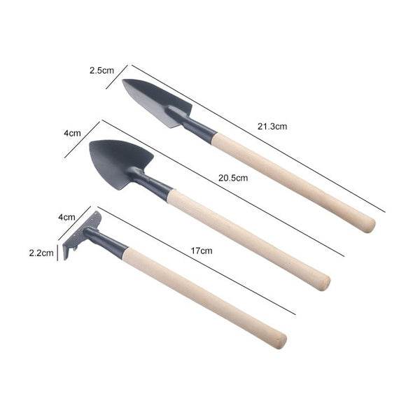 Kid's Garden Tools Set of 3 Pieces (Trowel, Shovel, Rake) - infinityexculsivestore.com
