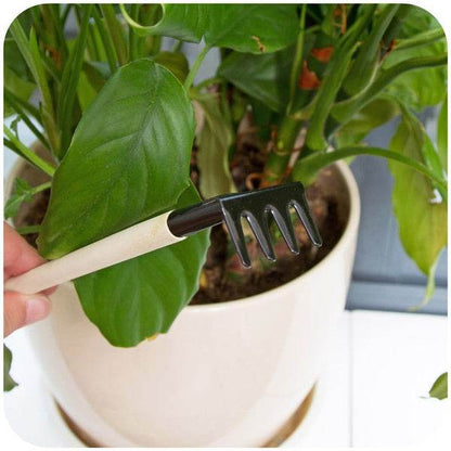 Kid's Garden Tools Set of 3 Pieces (Trowel, Shovel, Rake) - infinityexculsivestore.com