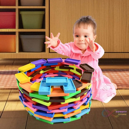 Kids 120 Domino Blocks Dominoes (120 Pcs Set) - infinityexculsivestore.com
