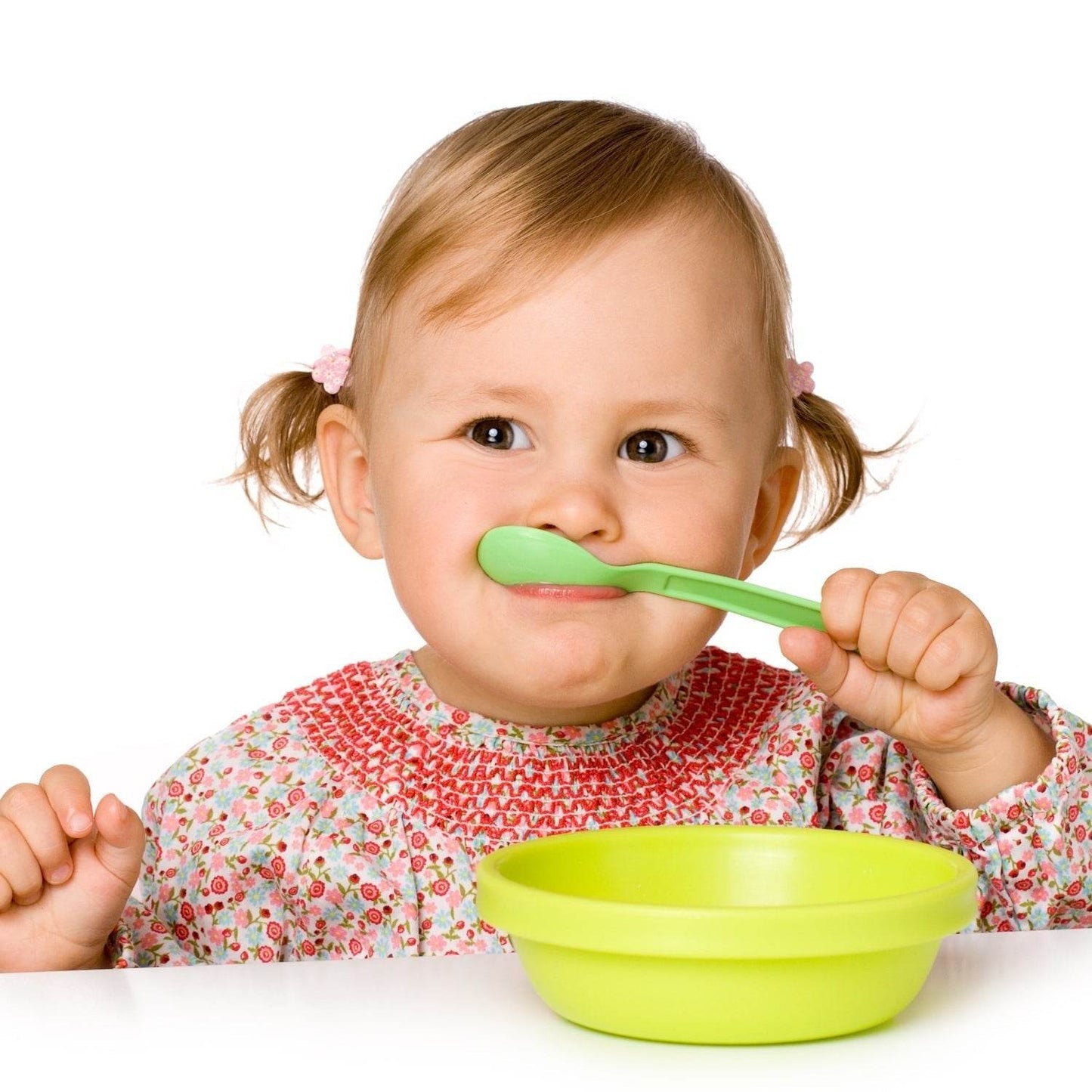 Kids Cute Food Grade Foods Feeding Training Baby Spoon (Set of 6 pcs) - infinityexculsivestore.com