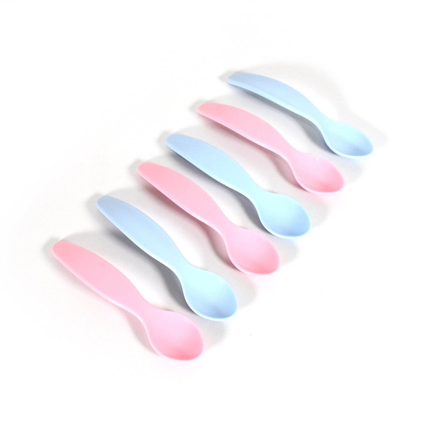 Kids Cute Food Grade Foods Feeding Training Baby Spoon (Set of 6 pcs) - infinityexculsivestore.com