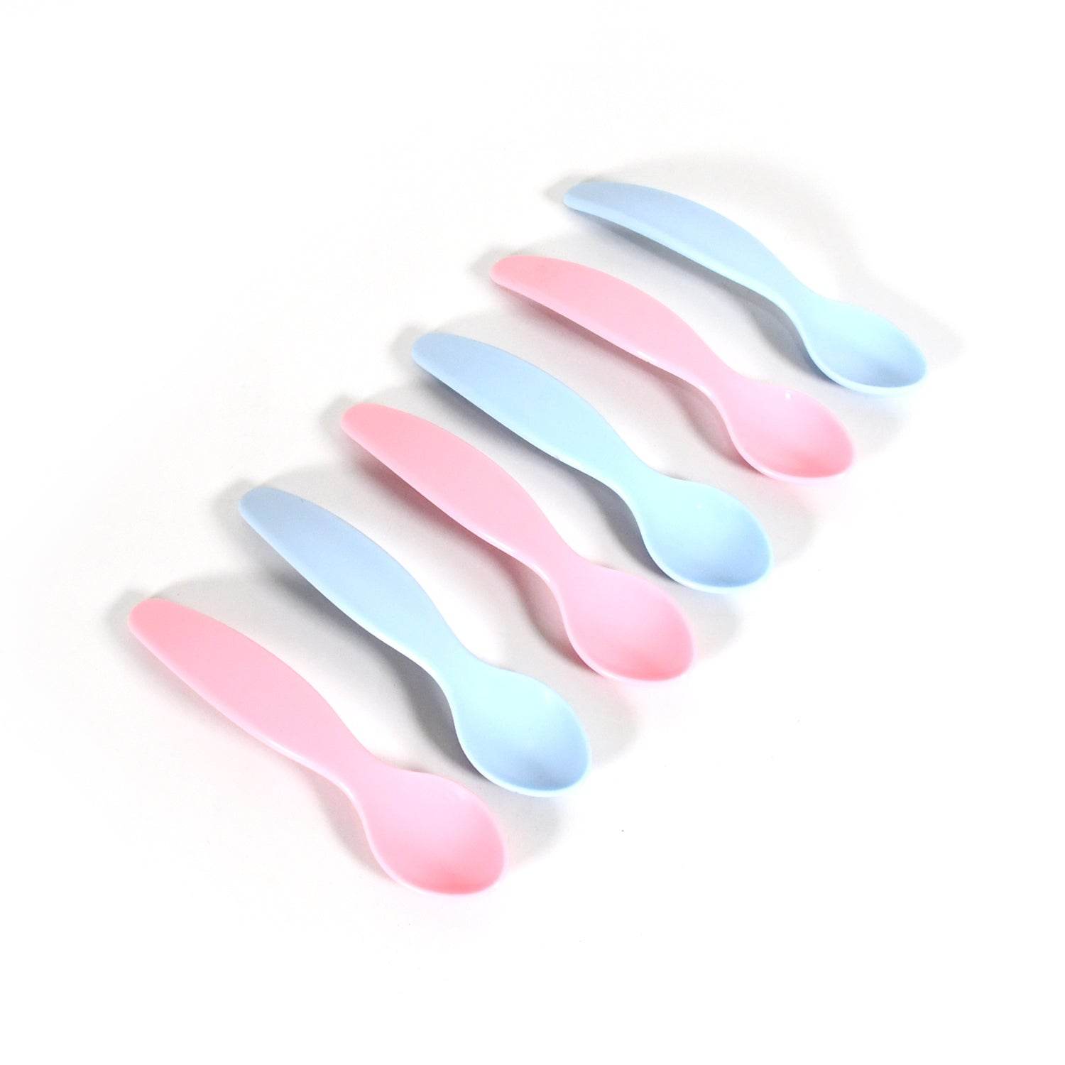 Kids Cute Food Grade Foods Feeding Training Baby Spoon (Set of 6 pcs) - infinityexculsivestore.com